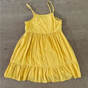 Old Navy yellow polka dot  sundress. Size 4 T